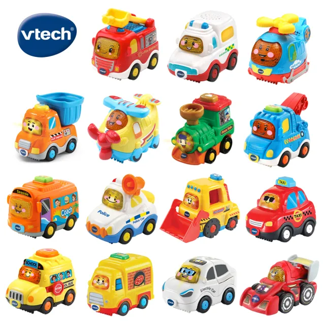 【Vtech】嘟嘟聲光互動車/聲光城市嘟嘟車(多款任選)