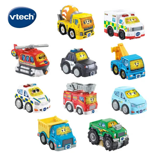 【Vtech】嘟嘟聲光互動車/聲光城市嘟嘟車(多款任選)