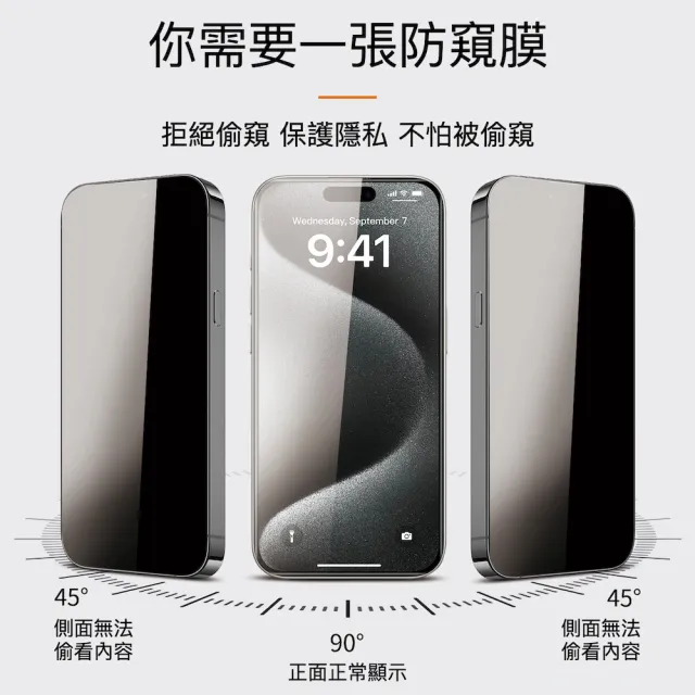 懶人防窺鋼化玻璃螢幕手機保護貼膜神器太空艙i18/17/16/15/14/13/12/11 Plus/Pro/Pro Max 適用iPhone