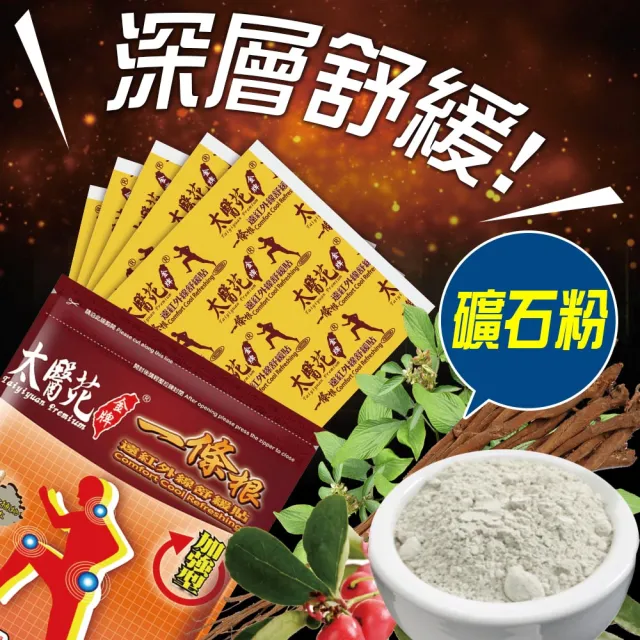 【Tai Yi Yuan Premium 太醫苑金牌】遠紅外線舒緩貼布-12包贈1包(加強型大片-共65片)