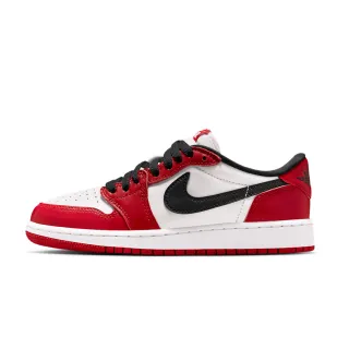 【NIKE 耐吉】休閒鞋 Air Jordan 1 Low OG Chicago 2025 芝加哥公牛 黑紅白 男鞋 HQ6998-600