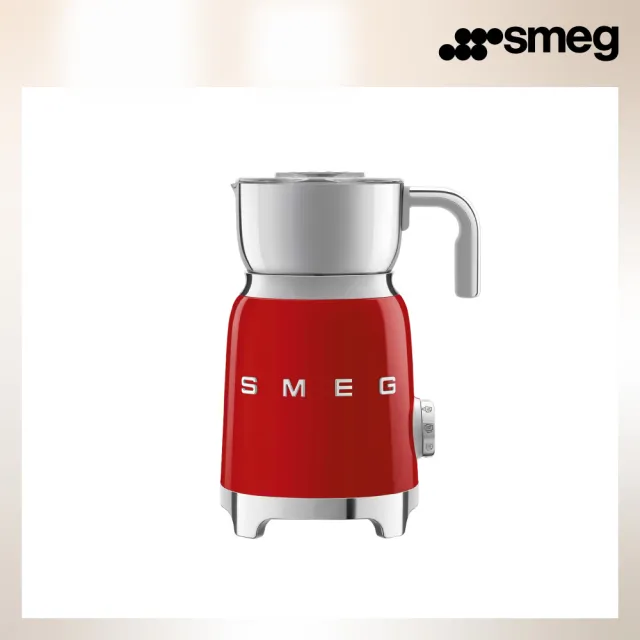 【SMEG】義大利電動奶泡機-魅惑紅(MFF11RDUS)