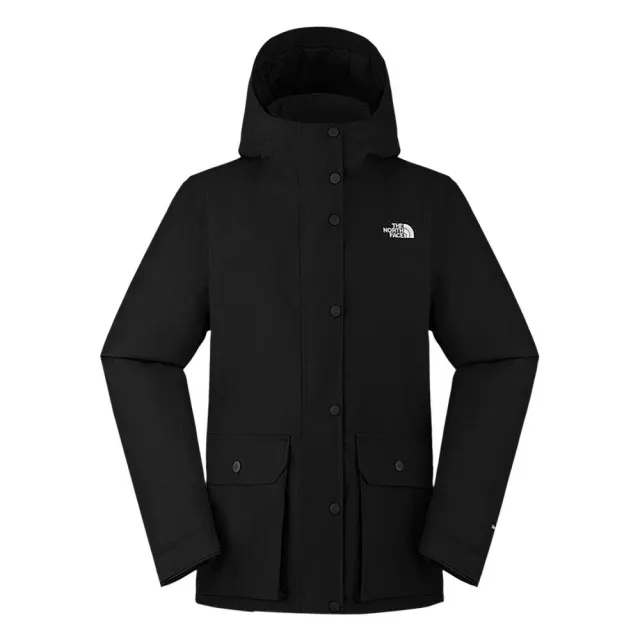 【The North Face】TNF 防水 羽絨 三合一外套 W TRAVEL TRICLIMATE JACKET - AP 女 黑(NF0A8GK7JK3)