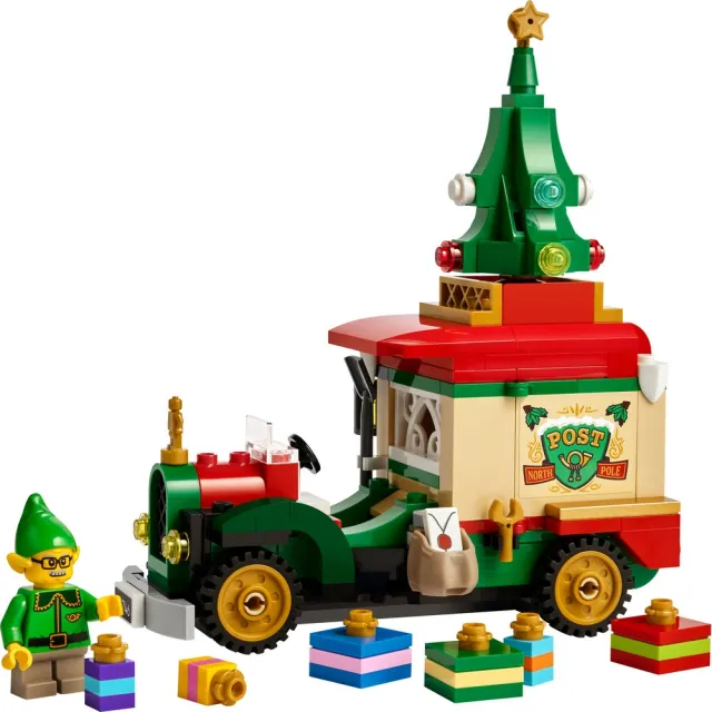 【LEGO 樂高】Iconic 40746 耶誕老人的送貨車(聖誕禮物 居家擺設 玩具 積木)S