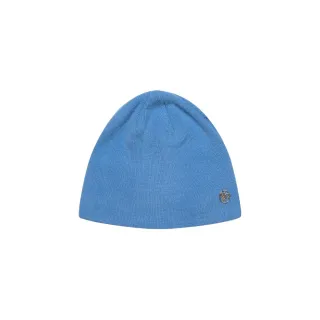 【MARITHE FRANCOIS GIRBAUD】官方旗艦 圓標LOGO針織毛帽 MFG(藍色)