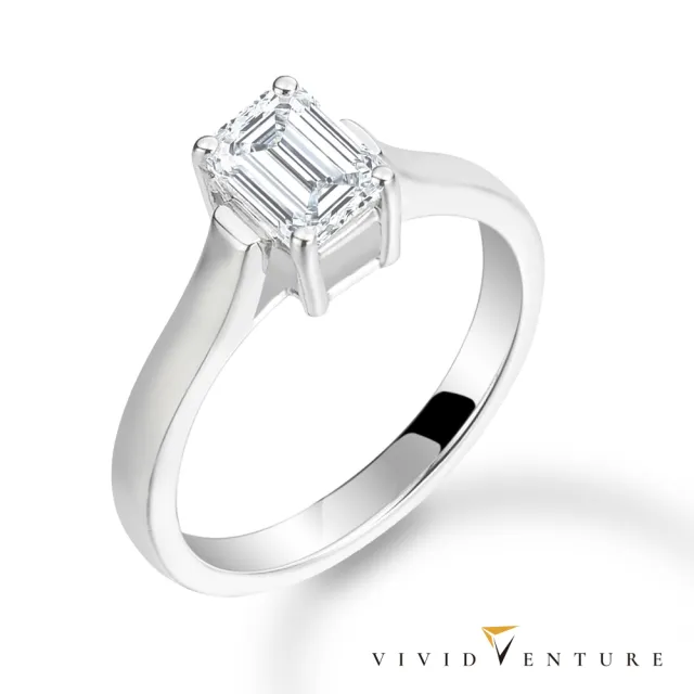 【Vividventure 亞帝芬奇】鉑金 GIA 30分 FSI1 2VG 天然鑽石 真鑽 戒指 經典展現