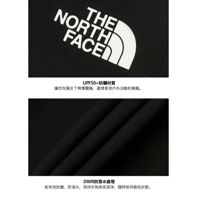 【The North Face】女 快乾短褲 AP《黑》8CK4JK3/休閒褲/快乾褲/健行褲/登山褲