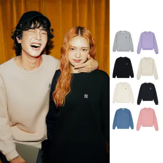 【MLB】小Logo長袖大學T 大都會/紅襪/守護者/洋基隊(3AMTB0144/3AMTB9144-多款任選)