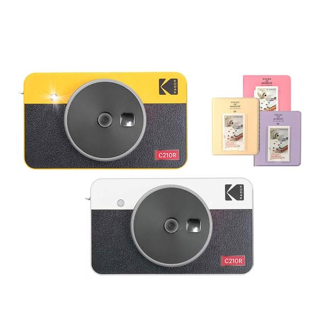 KODAK柯達 Mini Shot KODAK柯達 Mini Shot 迷你相機,尺寸僅5~10公分,輕巧便攜。支援WI-FI無線連線與即時列印功能,讓您隨時捕捉美好時刻並直接沖洗分享。顏色選擇白色或黃色,適合日常使用。公司貨享有12個月保固,品質保證,完美結合復古風格與現代科技。