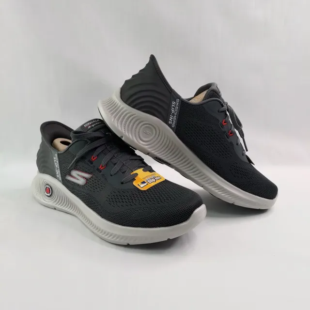 【SKECHERS】GO WALK Anywhere 男健走鞋(216314CCRD 碳黑灰)