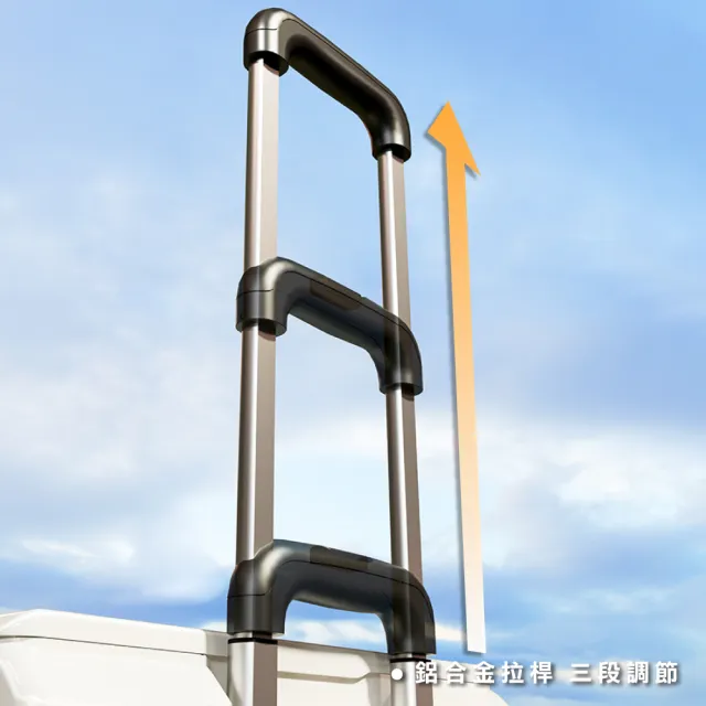 【ONE HOUSE】艾文折疊購物車爬梯8輪+特大防水袋_1組(買菜車/寵物推車/收納車/收納推車)