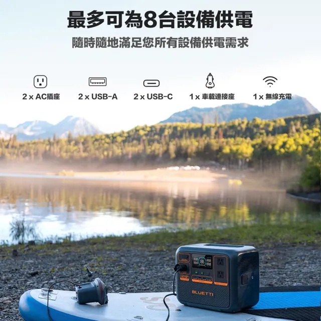 【BLUETTI】3台團購價 AC70P*3入 戶外移動電源(移動儲能站 移動電源 戶外電池 露營 車宿 行動電源 UPS)