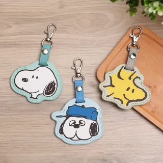 【Norns】磁扣套鑰匙圈(史努比 SNOOPY 奧拉夫 胡士托 蠟筆小新 小白 感應磁扣／AirTag 保護套吊飾)