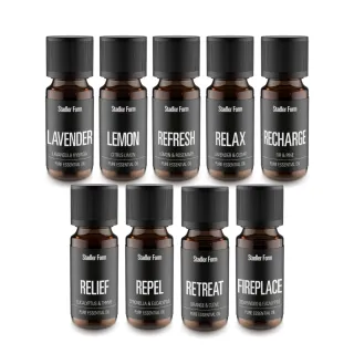 【Stadler Form】試試看不會失望 天然萃取植物精油 10ml(檸檬/薰衣草/苦橙/尤加利/百里香/香茅/冷杉/雪松)