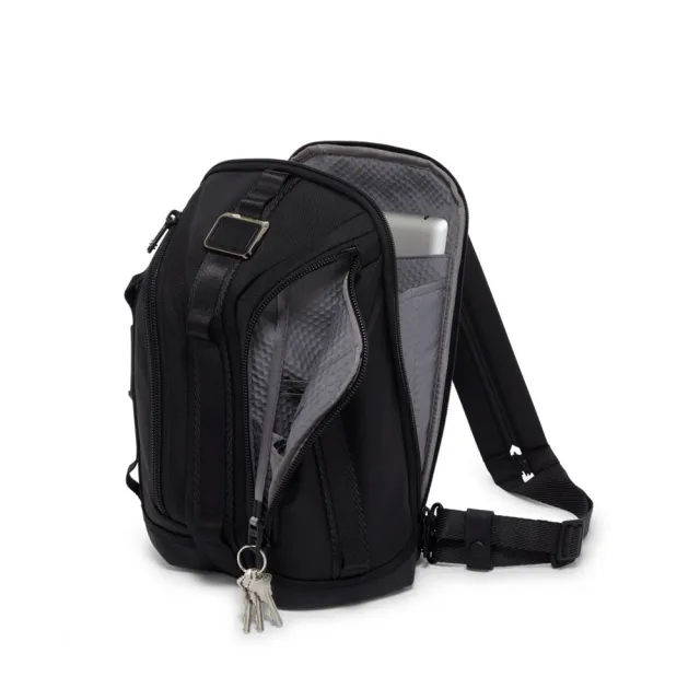 【TUMI】Alpha Bravo Knight 都會休閒騎行彈道尼龍肩背包(TUMI 官方旗艦店)