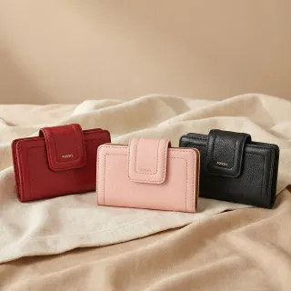 【FOSSIL 官方旗艦館】Madison 真皮釦式短夾 雙12限定(多款任選)