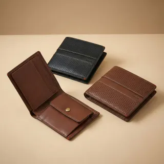 【FOSSIL 官方旗艦館】Sport Tourer 真皮零錢袋皮夾 雙12限定(禮盒組附鐵盒-兩色可選)