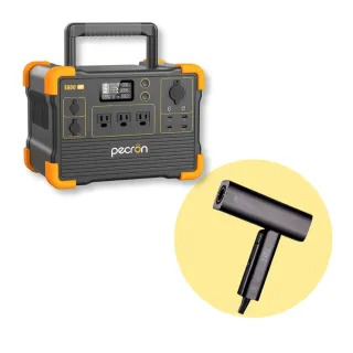 【Pecron】E600LFP輕巧大功率1200W/614Wh便攜式戶外行動電源(儲能小鋼炮 磷酸鐵鋰電源)