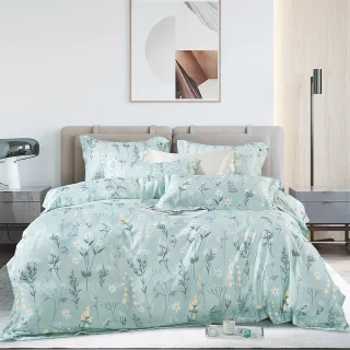 【Green 綠的寢飾】買一送一萊賽爾天絲床包枕套組(單/雙/加/特大)多款任選