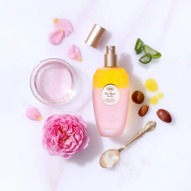【SABON】官方直營 光燦美肌保養組(大馬士革玫瑰有機光燦活膚水150ml+珍萃玫瑰臉部磨砂膏60ml)