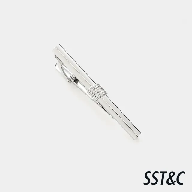 【SST&C】男女同款 極簡銀色領帶夾-825213291011(換季55折)