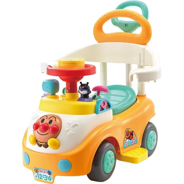 【ANPANMAN 麵包超人】官方商店 麵包超人 三段變身趣味推式防側翻學步車