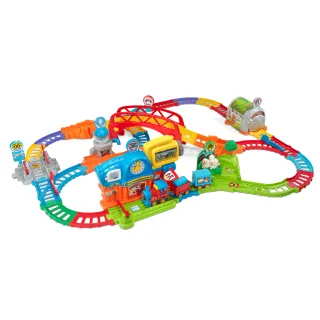 【Vtech】嘟嘟車系列-森林電動火車鐵路軌道組(動手動腦創造屬於自己的鐵道世界！)