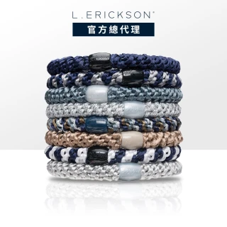 【L. ERICKSON】粗版 彈力髮圈 8入 〈小水手〉