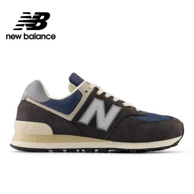 NEW BALANCE】NB 574復古鞋/運動鞋_U574SGG-D_中性_藍黑色- momo購物網