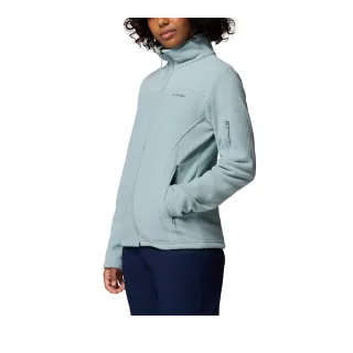 【Columbia 哥倫比亞】女款-刷毛外套-Fast Trek™-薄暮藍(UER60810DE/JF)