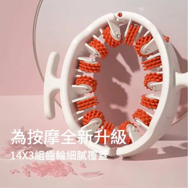 【ANTIAN】環形夾腿滾輪腿部按摩器 腿部推拉訓練器 夾腿器 瘦腿美腿器 肌肉按摩 瑜伽棒