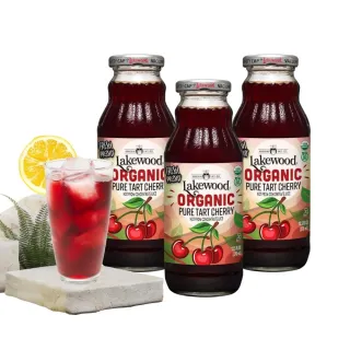 【Onatural 歐納丘】Lakewood有機純酸櫻桃汁 370ml*3瓶