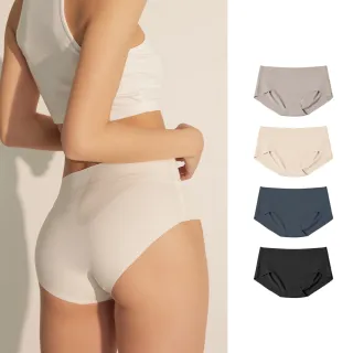【MarCella 瑪榭】4件組-輕薄抗菌無痕內褲-緊實包臀/完美無痕(無痕內褲/抗菌內褲/女內褲)