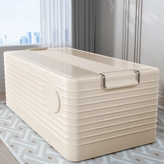 【Quality 聚家】收納箱大容量加厚儲物箱塑料箱臥室衣服整理箱(可摺叠儲物箱/家用收納箱/被子整理箱)