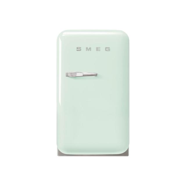 SMEG義大利 FAB5RPG3TW SMEG 義大利 FAB5RPG3TW 綠色單門右開定頻冰箱,容量 0L~50L 適合小空間使用,無能效標章設計,經典復古外觀增添廚房美學。保固期 1 年,自購買日起算,若完成線上保固登入可升級為 2 年主機保固。正常使用下提供免費維修,保留購買證明與保固卡確保權益。理想小型冰箱選擇,SMEG 品質保證。