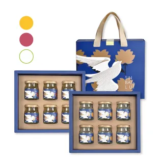 【新百祿燕窩】經典原味燕窩+紅棗燕窩 2盒組(60克/瓶-6瓶/盒-固形物20克/瓶 雙重滋補)