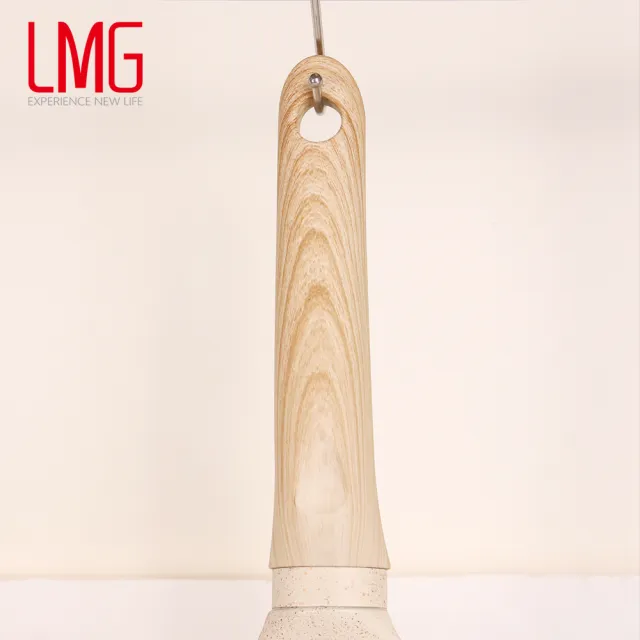 【LMG】香草系列IH不沾鑄造平煎鍋32cm無蓋-IH爐可用鍋(不沾鍋 適用各種爐具)