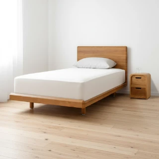 【有情門】STRAUSS 淨界似無邊床組-3.5*6.2呎/GL22.5(製作期2-3週/實木/MIT/單人床/床架/床框/床組)