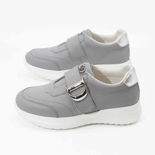 【FNACE】大D釦休閒鞋(灰色)