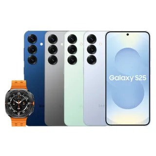 Watch Ultra組【Samsung 三星】Galaxy S25 5G 6.2吋(12G/512G/高通驍龍8 Elite/5000萬鏡頭畫素/AI手機)