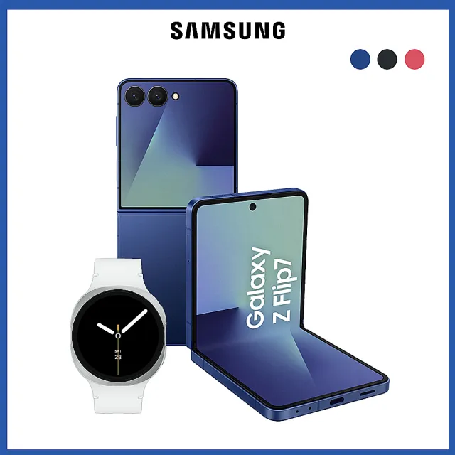 Watch8 LTE 40mm組【Samsung 三星】Galaxy Z Flip7 5G 6.9吋(12G/512G)
