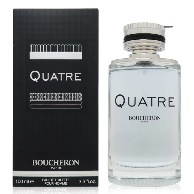 【BOUCHERON 寶詩龍】Quatre 伯瓊經典環戒男性淡香水 EDT 100ml