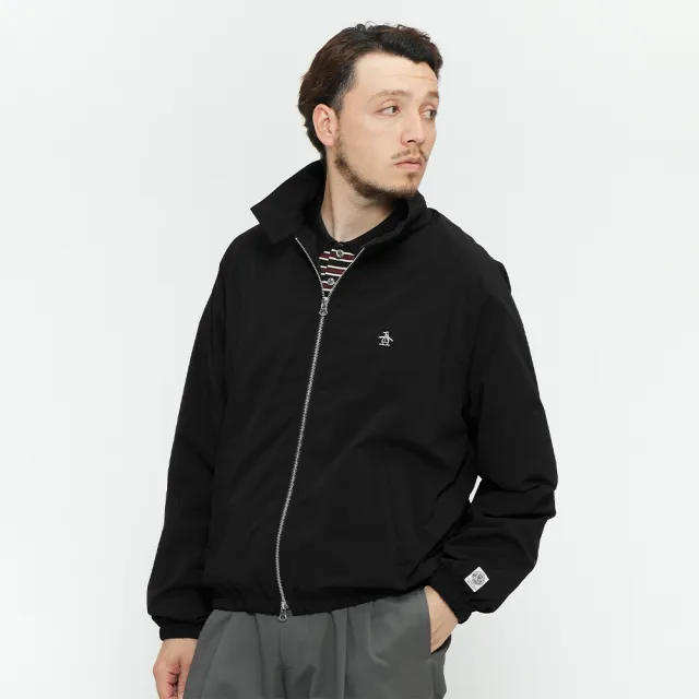 【Munsingwear】企鵝牌 網路獨家 男款黑色 復古現代機能夾克外套 MGWP6605
