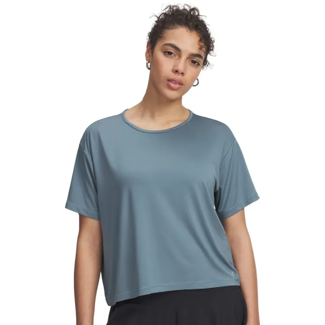 【UNDER ARMOUR】UA 女 Motion 短袖T-Shirt_1379178-587(藍綠色)