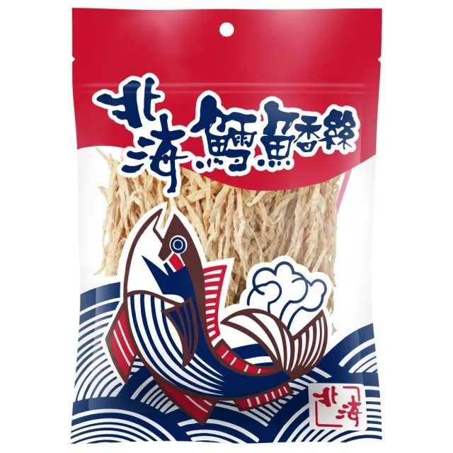 【北海】鱈魚香絲原味細條80gx2包