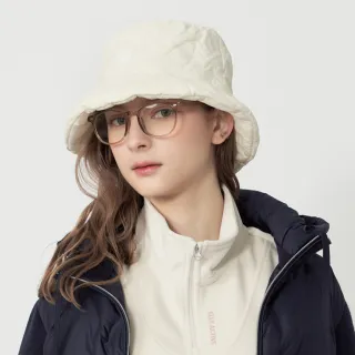 【ELLE ACTIVE】立體織紋保暖漁夫帽-米白色(EA25A1WH402#91)