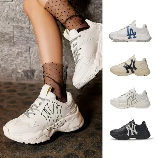 【MLB】厚底老爹鞋 增高鞋 Big Ball Chunky系列 道奇/洋基隊(3ASHC104N-四色任選)