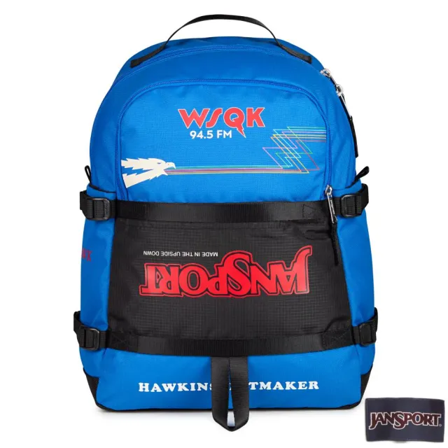 【JANSPORT】PACK SQUAWK RADIO 怪奇物語聯名藍色(網路獨家限定)