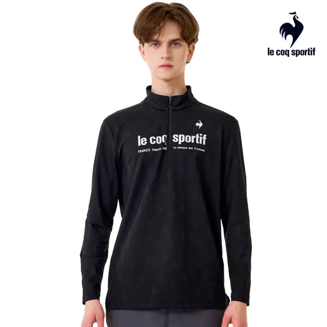【LE COQ SPORTIF 公雞】長袖立領衫 男款-3色-LWW21043