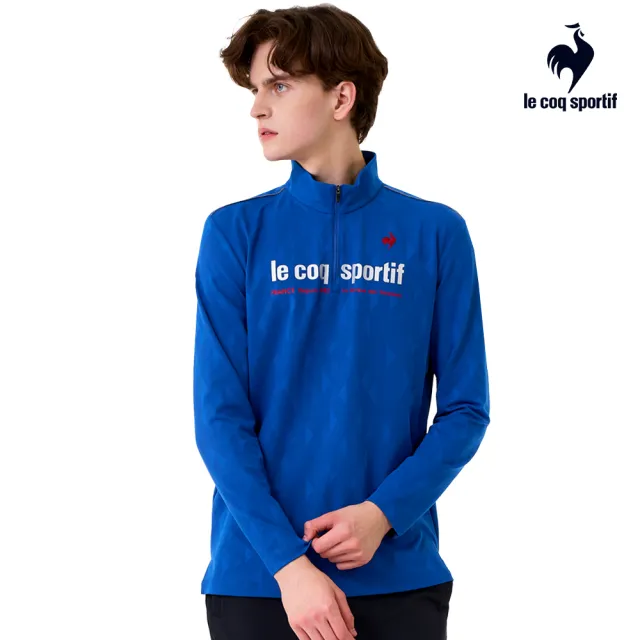 【LE COQ SPORTIF 公雞】長袖立領衫 男款-3色-LWW21043